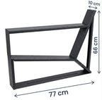 Supports de fauteuil de jardin Djanoa