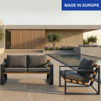 Lot de 2 supports de fauteuil de jardin Djanoa